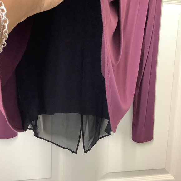 Kenneth Cole Long Sleeve Tunic Top Size S - Picture 4 of 5